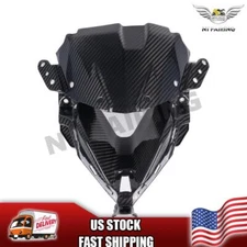 NT 100% Real Carbon Fiber Center Front Fairing For 2019 21 22 2023 Ninja ZX6R