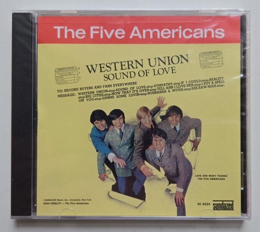 The Five Americans - Western Union - CD 2006 NEW & SEALED