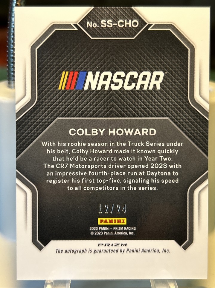 2023 Panini Prizm Colby Howard Sensational Signatures Rainbow Auto Card ...