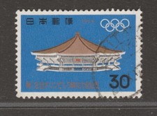 1964 JAPAN 30 yen Tokyo Olympics (Fencing Hall) JSSC C416