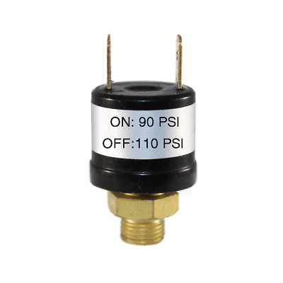 90-110 PSI Air Compressor Pressure Control Switch Valve Horn 1/8''  12V/24V