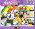 NEW Artbox 350 Piece Jigsaw Puzzle ~ Station Attendants by Sergio Botero