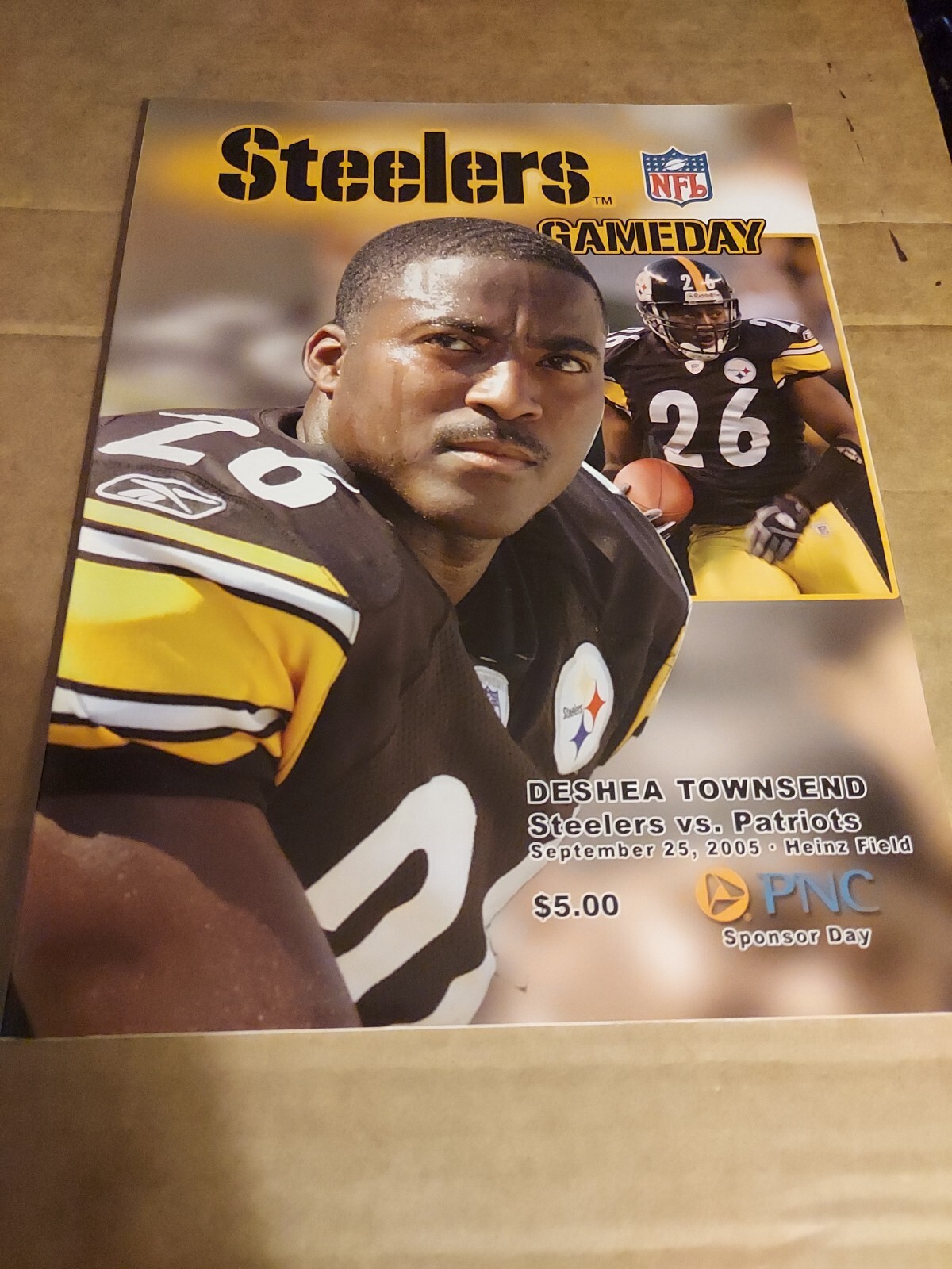 Vintage 2005 Game Day Magazine NFL Lineup Steelers vs. New England -Heinz  Field | eBay