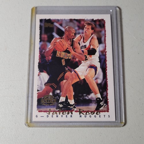 Jalen Rose 378 Rookie Card Denver Nuggets Michigan Wolverines 1995 96 