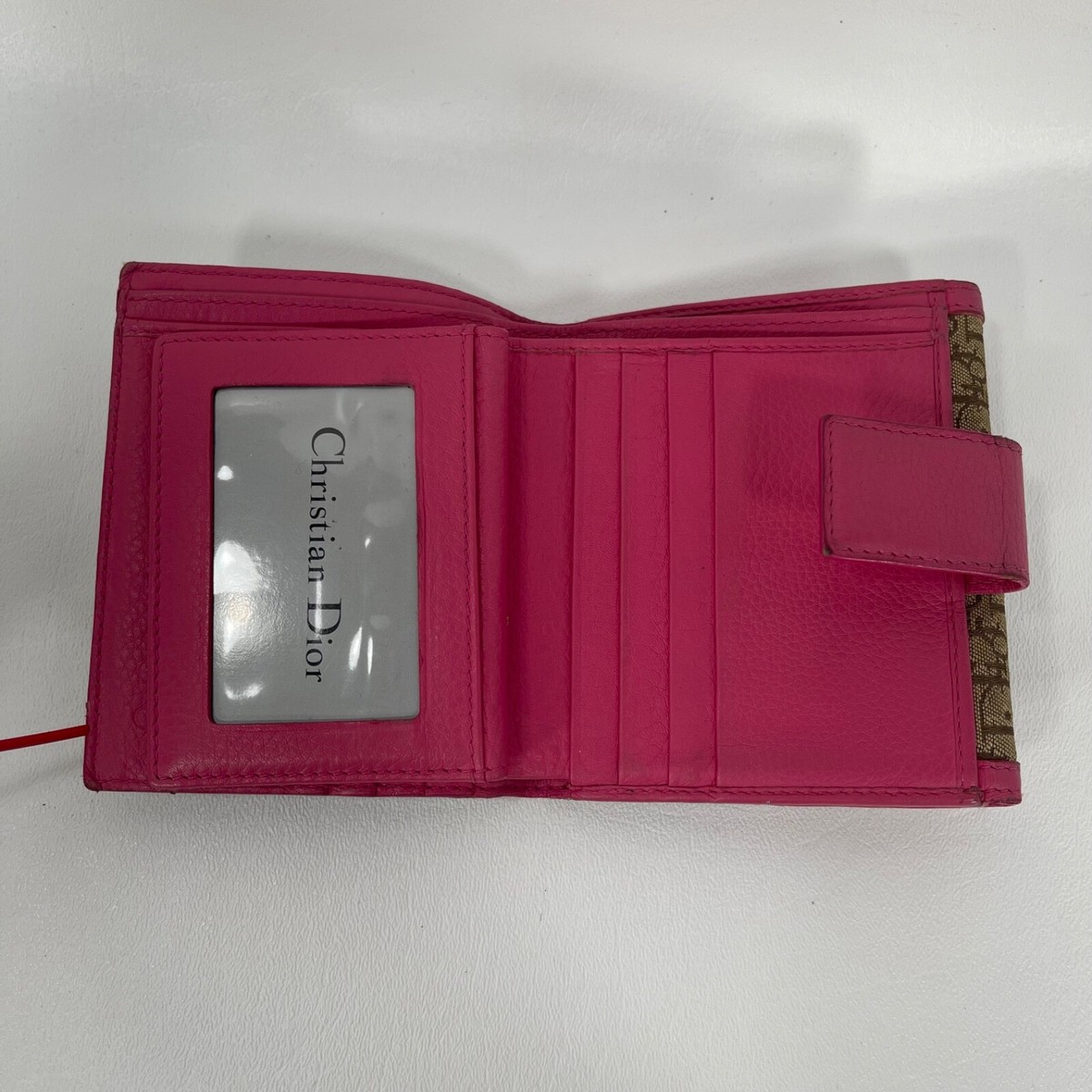 Christian Dior Street Chic Trotter Pink Leather Accents