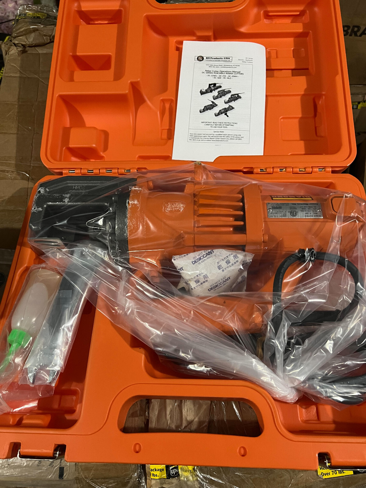 Benner-Nawman DC-20WH Heavy Duty Portable Rebar Cutter