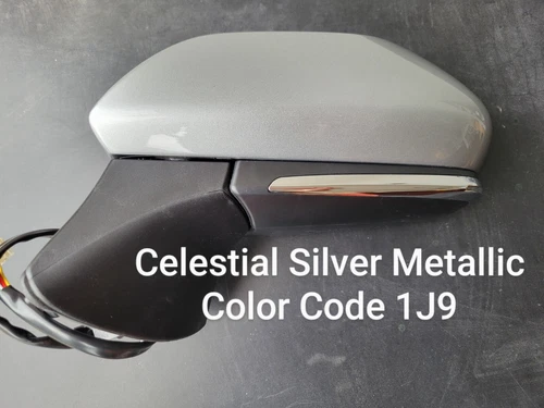 NEW SILVER Driver LH Power Mirror Fits 2022-24 Toyota Camry SE Heat Signal Light