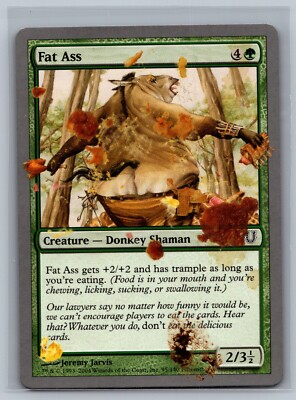 Magic The Gathering Unhinged Fat Ass #95/140 MTG TCG CCG | eBay