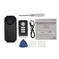 Motorcycle Bike Alarm Wireless Anti-Theft Vibration Security Remote Loud 113dB