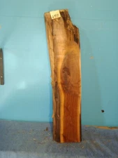 # 6410 Black Walnut Live Edge Slab lumber craft wood 30"L 5 3/4"W 1 15/16"T