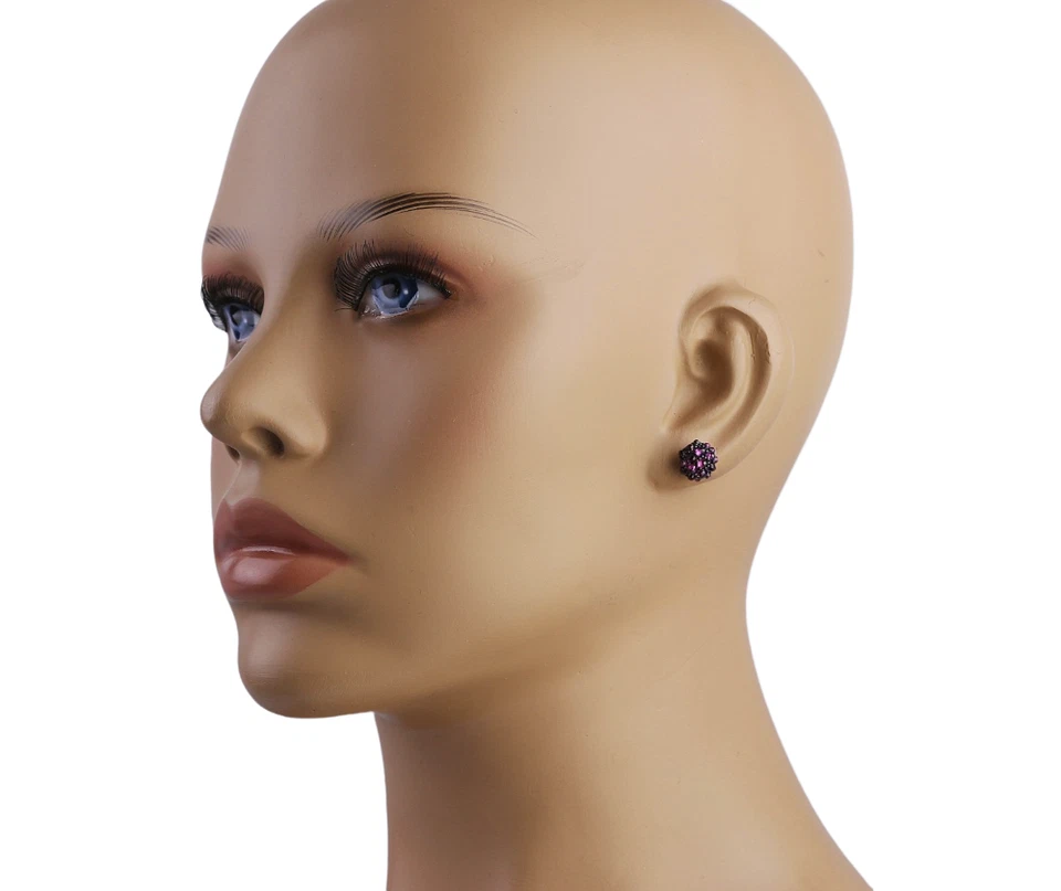 David Yurman 10mm Osetra Cable Bayas Rojo Granate Pendientes Caja Nueva Foto 2 de 4