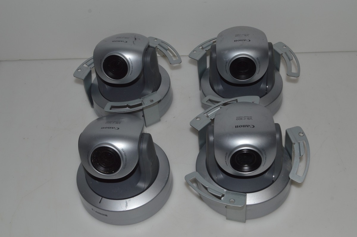 CANON VB-C300 NA NETWORK SURVEILLANCE CAMERA -- LOT OF (KJG78