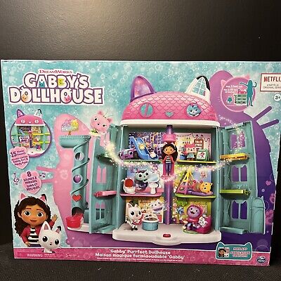  Gabby's Dollhouse, Purrfect Dollhouse with 15 Pieces