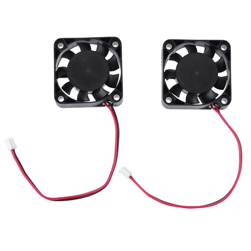 2pcs 12V Mini Cooling Computer Fan - Small 40mm x 10mm DC Brushless 2-pin O.mz - Afbeelding 3 van 12
