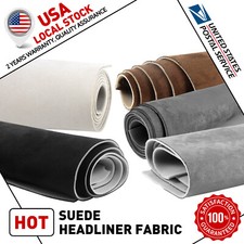 3mm Thick Suede Headliner Fabric Foam Back Auto Roof Repair Upholstery Material