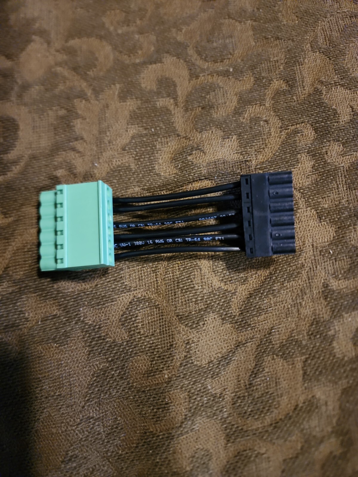 TWO 6-Pin Stepper Motor Wire Wiring Assembly MVSTB to BCP-508 Phoenix Contact