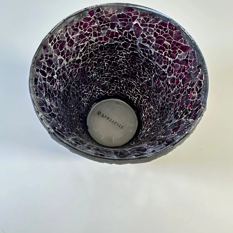 Candelabro Partylite Mystic Glimmer Hurricane 10,5 pulgadas de alto x 8 pulgadas de ancho Foto 3 de 4