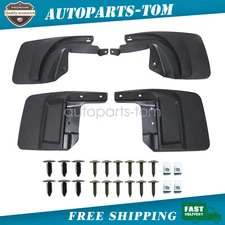 Set Splash Guards Mud Flaps For 2018-2024 Jeep Wrangler JL Gladiator