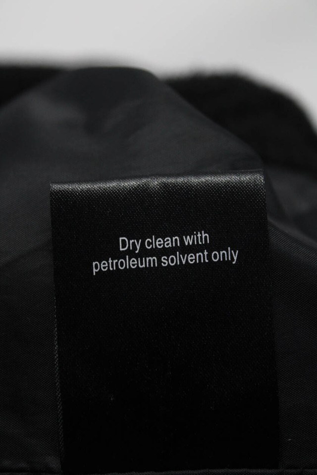 Wesley Womens Textured Full Zip Notched Hem Quilted Short Coat Black