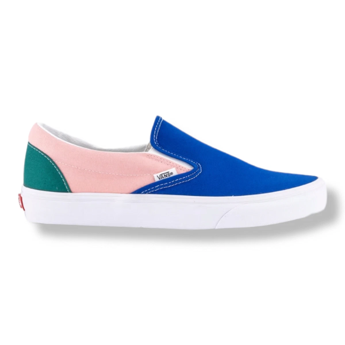 pastel pink vans slip ons