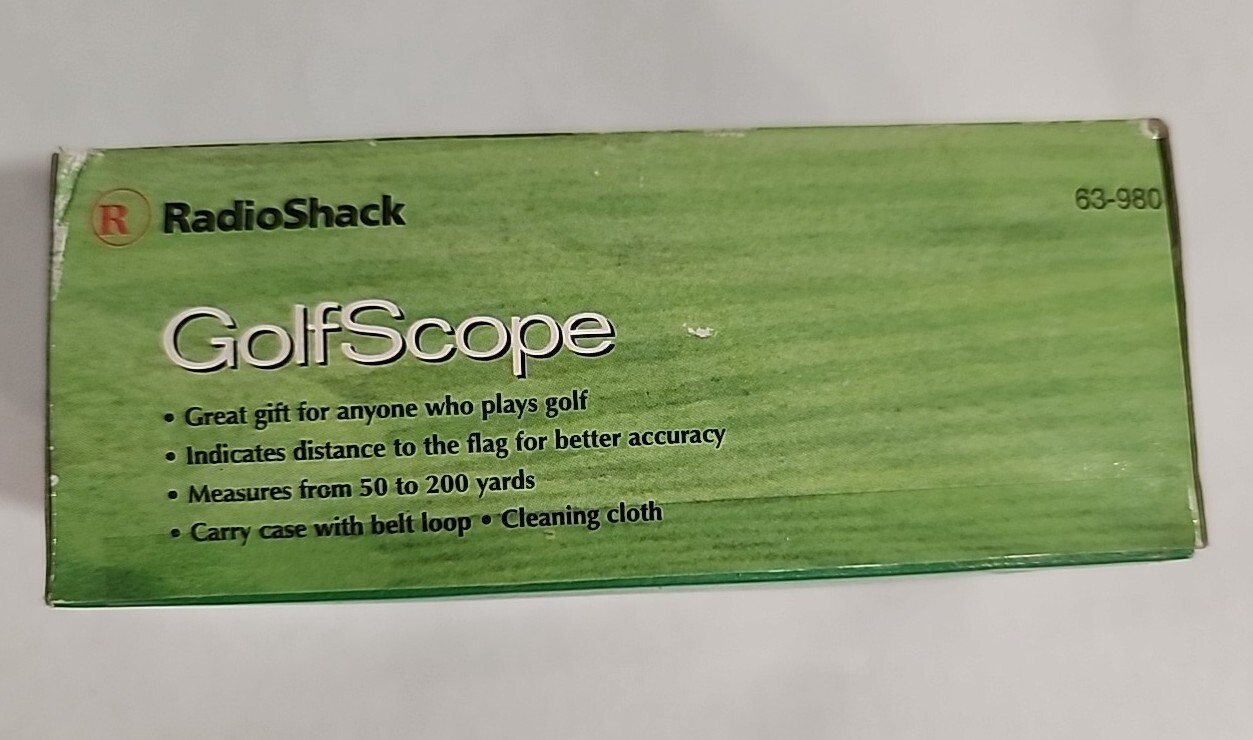 Vintage Black RadioShack 5x20mm Golfscope Radio Shack Golf Scope for