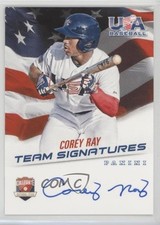 2015 USA Baseball Box Set Collegiate National Team Signatures Corey Ray Auto b1p