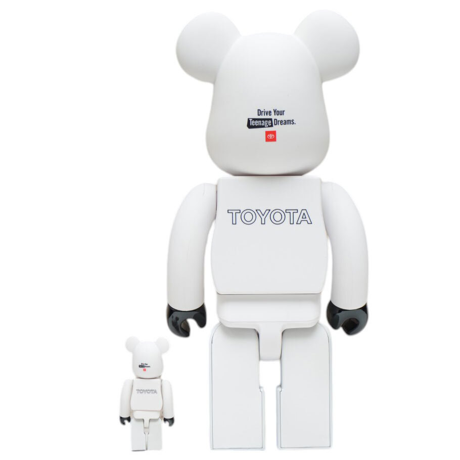 BE@RBRICK TOYOTA WHITE 100% &amp;400% トヨタ Toyota x Starbase 