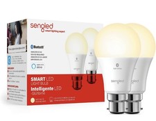 2 X Alexa Smart Light Bulb LED Bluetooth B22 Bayonet Dimmable Soft White 8.8=60W