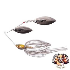 NEW OSP High Pitcher Max 3/8oz Spinnerbait Double Willow Vivid Pearl White