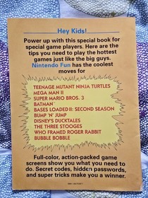 Nintendo Fun Book for Beginners Guide NES Mario TMNT Batman DuckTales 1990s