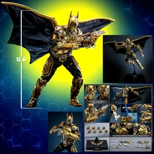 HOT TOYS BATMAN BLACK & GOLD EXCLUSIVE SET NEW SHIPPER SEALED VGM64 ARKHAM 1:6