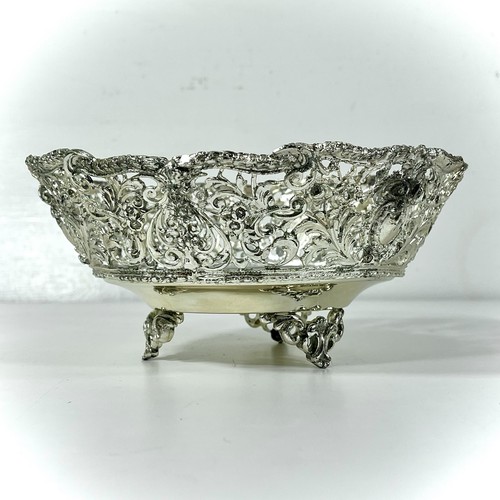 New In Box Old Stock KORPA 7” Silver Plate Vtg Filigree Display Jewelry Bowl SP - Picture 5 of 6