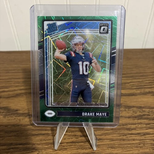 2024 Panini Donruss Optic - Rated Rookie Drake Maye Green Velocity Prizm (RC)