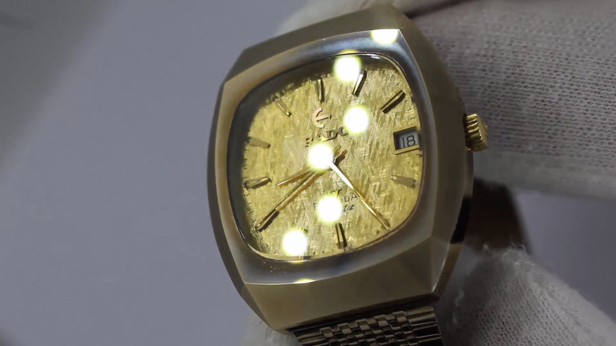 Vintage Scratchproof Rado Balboa K161 Tungsten Sapphire ESA 9362
