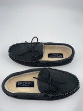 Sperry Men's Brandon 1-Eye Dark Grey Slippers Size 10 New