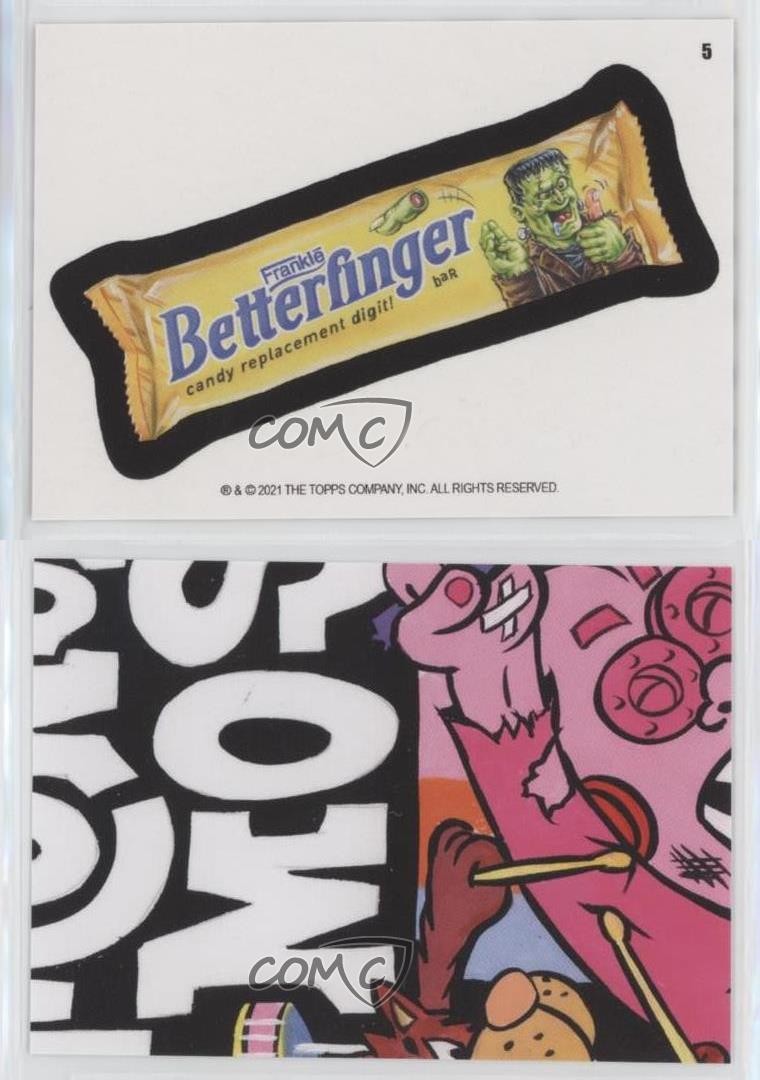 2021 Wacky Packages Monthly Series October /698 Betterfinger (Puzzle Back) 2u6