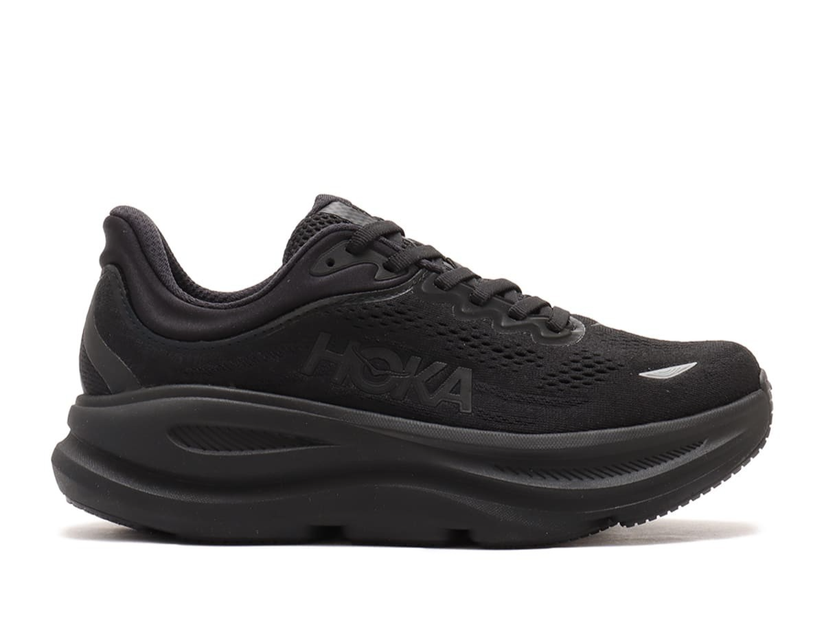 Hoka One One Bondi 9 Triple Black 1162012-BBLC Women's Size New | eBay