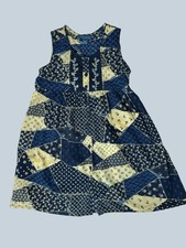 April Cornell Girls Patchwork Dress Embroider...