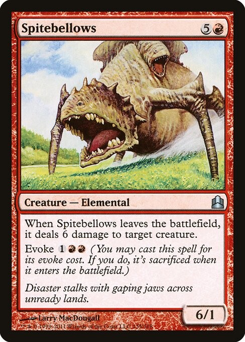 Spitebellows NonFoil Commander 2011 135 NM MTG