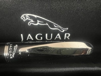   JAGUAR Kugelschreiber Schwarz Lack Mit Chromprofilen Garantie Und Etuis NOS