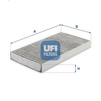 UFI Innenraumfilter 54.107.00 Aktivkohlefilter FüR Lybra Alfa SW Lancia Delta 2