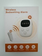 Wireless Bedwetting Alarm for Children  Adults Waterproof White Model AS07