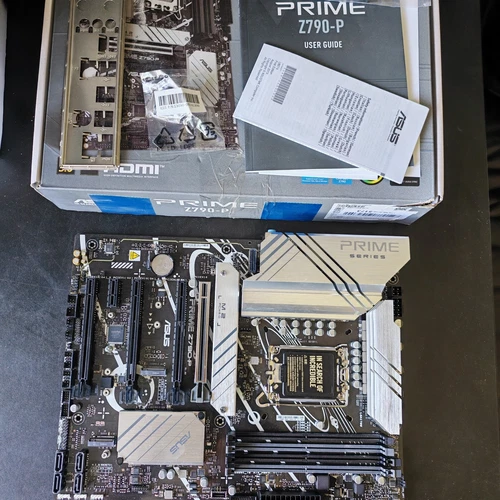 FAULTY ASUS Prime Z790-P LGA1700 Motherboard – Bent Pins – Boxed w/ Accessories