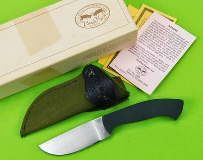 Vintage US BenchMark Hunting Skinner Knife w/ Sheath Box