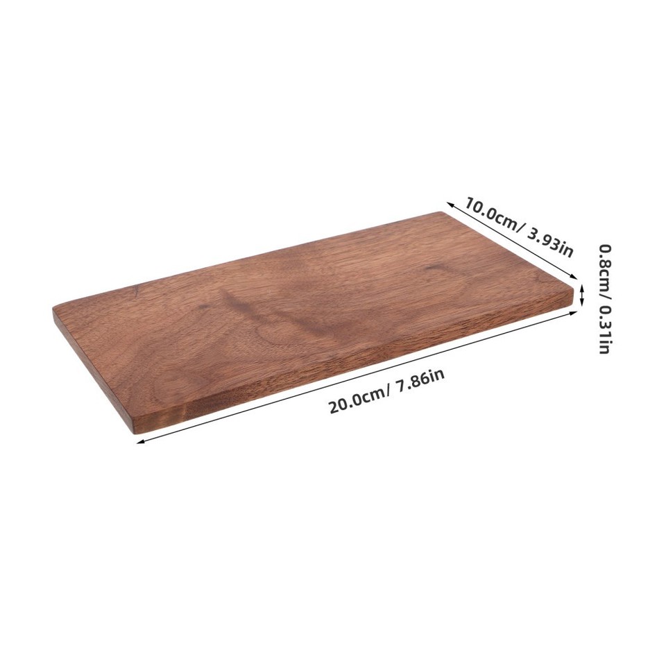 8 pcs Walnut Hardwood Planks - Walnut Unfinished Wood Sheets - 7.9x3 ...