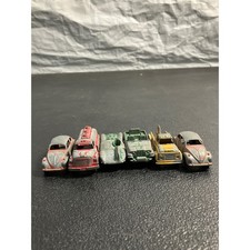 Vintage Tootsietoy Barclay Era Slush Cast Diecast Vehicle Lot 1930s-1950s 6pc