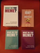 What Do You Meme? Original Deck And 3 Expansions: Fresh Memes 1 & 2, Basic Pack