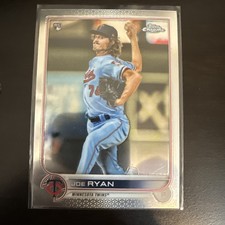 2022 Topps Chrome Joe Ryan 48 RC Rookie Card Minnesota Twins 