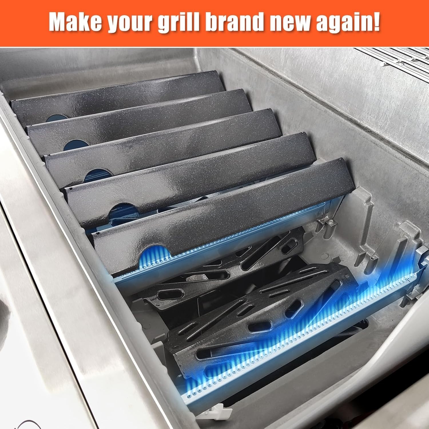 17" Flavorizer Bars & Heat Deflectors for Weber Genesis II/LX 400 Series Grill