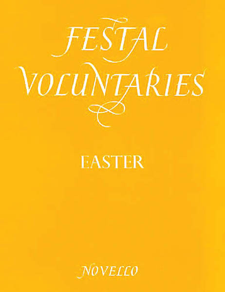 Festal Voluntaries Easter Organ Solo Classical Christian Sheet Music Book